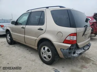 2003 Mercedes-Benz M-Class 3.7L with VIN 4JGAB57E63A428873, listed as a Copart auction lot 44179105 with 191,384 mi miles and Salvage Title. Bid and sale history available at carsss.com. Image 2.