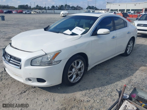 2012 Nissan Maxima 3.5 SV with VIN 1N4AA5AP3CC839904, listed as a IAAI auction lot 40978406 with 193,508 mi miles. Bid and sale history available at carsss.com. Image 2.