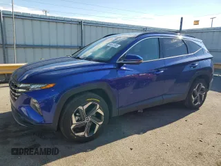 2022 Hyundai Tucson Limited with VIN 5NMJECAEXNH157589, listed as a Copart auction lot 46802505 with 16,702 mi miles and Salvage Title. Bid and sale history available at carsss.com. Image 1.