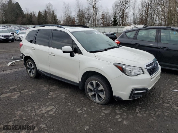 2018 Subaru Forester Limited with VIN JF2SJAJC9JH401605, listed as a Copart auction lot 46027705 with 64,147 mi miles and Salvage Title. Bid and sale history available at carsss.com. Image 4.