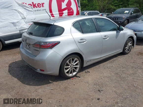 2012 Lexus CT 200h z VIN JTHKD5BH5C2115858, wystawiony jako IAAI lot #42017236 z przebiegiem 138 479 mil mil oraz . Historia ofert i sprzedaży dostępna na DreamBid. Obrazek 4.