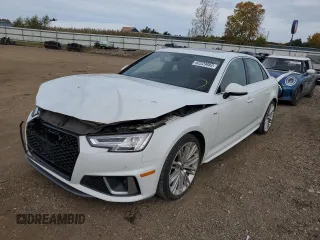 2019 Audi A4 Premium Plus with VIN WAUENAF42KA007534, listed as a Copart auction lot 62229882 with 52,432 mi miles. Bid and sale history available at carsss.com. Image 2.