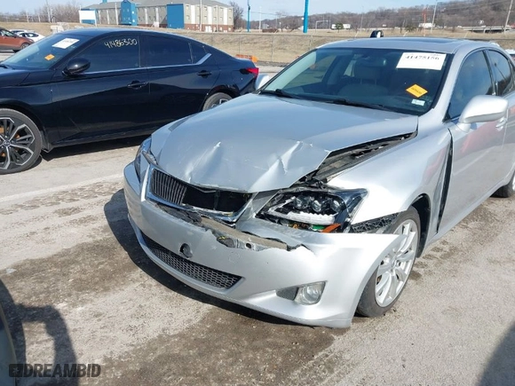 2008 Lexus IS 250 with VIN JTHCK262782023138, listed as a IAAI auction lot 41475156 with 89,718 mi miles. Bid and sale history available at carsss.com. Image 6.