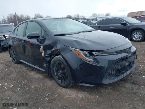 2020 Toyota Corolla LE with VIN JTDEPRAE6LJ059732, listed as a IAAI auction lot 41877377 with 70,015 mi miles. Bid and sale history available at carsss.com. Image 1.