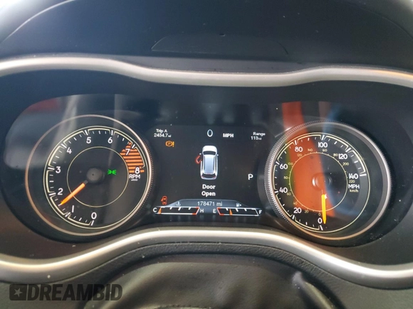 2018 Jeep Cherokee Overland with VIN 1C4PJMJXXJD594749, listed as a Copart auction lot 56049145 with 178,471 mi miles and Salvage title. Bid and sale history available at DreamBid. Image 9.