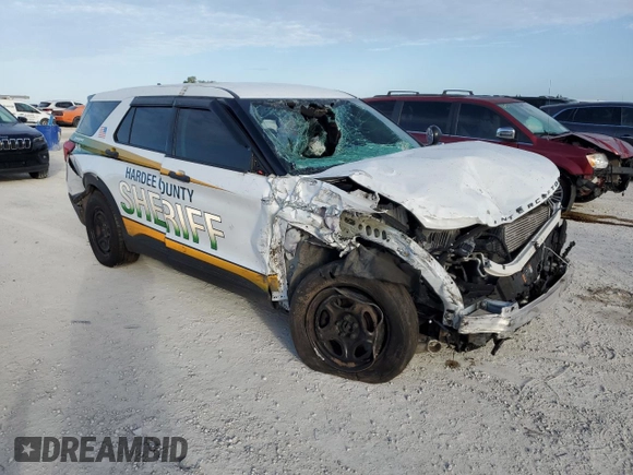 2021 Ford Explorer with VIN 1FM5K8AC4MGC00394, listed as a Copart auction lot 78776234 with Not provided miles and Non repairable. Bid and sale history available at DreamBid. Image 4.