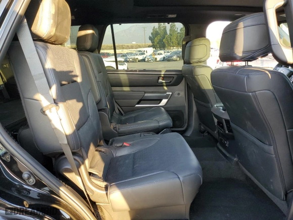 2023 Toyota Sequoia SR5 with VIN 7SVAAABA3PX015693, listed as a Copart auction lot 41651685 with 11,626 mi miles and Salvage Title. Bid and sale history available at carsss.com. Image 12.