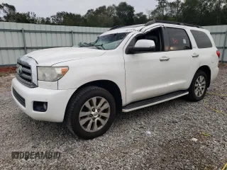 2013 Toyota Sequoia Limited with VIN 5TDKY5G10DS050025, listed as a Copart auction lot 75077594 with 183,716 mi miles and Salvage Title. Bid and sale history available at carsss.com. Image 1.
