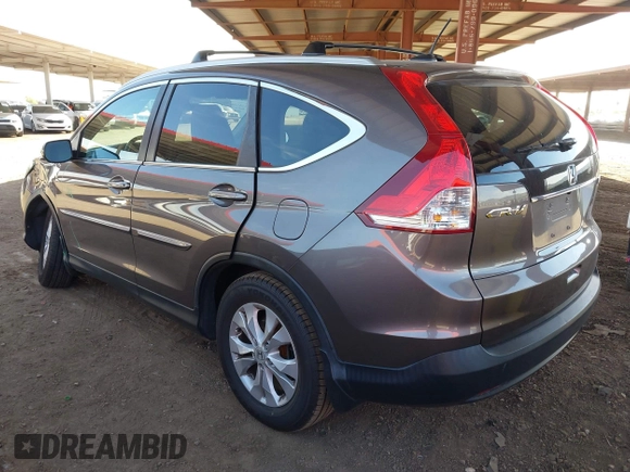 2014 Honda CR-V EX-L with VIN 2HKRM4H72EH665478, listed as a IAAI auction lot 41970335 with 119,557 mi miles. Bid and sale history available at carsss.com. Image 3.