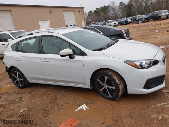 2022 Subaru Impreza Premium with VIN 4S3GTAV6XN3715561, listed as a IAAI auction lot 41568387 with 20,802 mi miles. Bid and sale history available at carsss.com. Image 14.