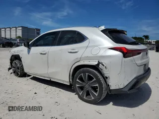 2022 Lexus UX 200 with VIN JTHP3JBH2N2046468, listed as a Copart auction lot 60145295 with 46,107 mi miles and Salvage title. Bid and sale history available at DreamBid. Image 2.