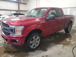 2018 Ford F-150 XL with VIN 1FTEX1EP4JKF24903, listed as a Copart auction lot 61810685 with 101,287 mi miles and Clean title. Bid and sale history available at DreamBid. Image 1.