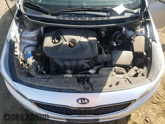 2017 Kia Forte LX with VIN KNAFK5A85H5676512, listed as a Copart auction lot 67534034 with 92,595 mi miles and Salvage Title. Bid and sale history available at carsss.com. Image 12.
