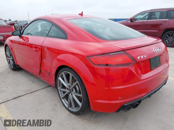 2017 Audi TTS with VIN TRUC1AFVXH1003423, listed as a IAAI auction lot 41906860 with 88,294 mi miles and . Bid and sale history available at DreamBid. Image 3.