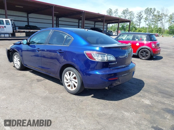 2013 Mazda 3 i Grand Touring with VIN JM1BL1WP1D1797496, listed as a IAAI auction lot 42166470 with 144,025 mi miles and . Bid and sale history available at DreamBid. Image 3.