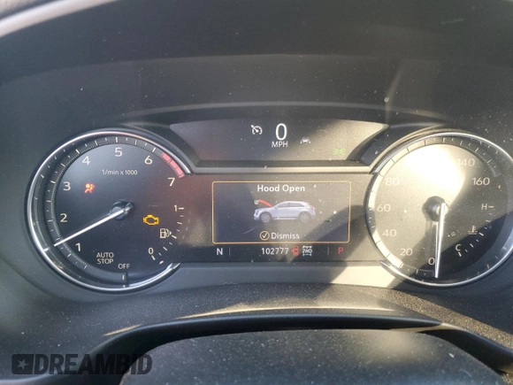 2020 Cadillac XT4 AWD Premium Luxury with VIN 1GYFZDR47LF088070, listed as a Copart auction lot 42802985 with 102,777 mi miles and Salvage title. Bid and sale history available at DreamBid. Image 9.