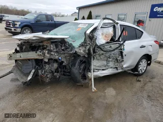 2015 Nissan Versa SV with VIN 3N1CN7AP4FL845869, listed as a Copart auction lot 51410355 with 0 mi miles and Non Repairable. Bid and sale history available at carsss.com. Image 1.