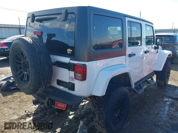 2017 Jeep Wrangler Unlimited Sahara with VIN 1C4BJWEG2HL552382, listed as a IAAI auction lot 41631092 with 96,097 mi miles and . Bid and sale history available at DreamBid. Image 4.