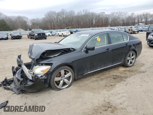 2007 Lexus GS 350 z VIN JTHBE96S970025088, wystawiony jako Copart lot #44691765 z przebiegiem 246 868 mil mil oraz Szkoda całkowita • Salvage title. Historia ofert i sprzedaży dostępna na DreamBid. Obrazek 1.