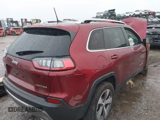 2021 Jeep Cherokee Limited with VIN 1C4PJMDX0MD206525, listed as a IAAI auction lot 41988796 with 1 mi miles. Bid and sale history available at carsss.com. Image 4.