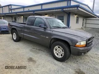 2002 Dodge Dakota with VIN 1B7GL12X22S589971, listed as a Copart auction lot 79740174 with 183,718 mi miles and Clean Title. Bid and sale history available at carsss.com. Image 4.