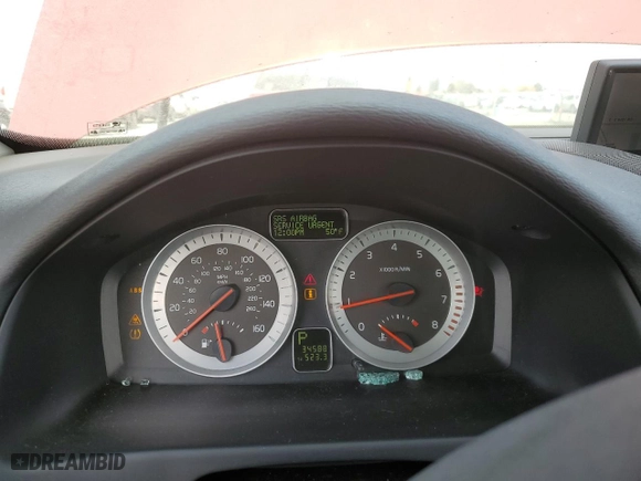 2013 Volvo C70 T5 with VIN YV1672MC5DJ139251, listed as a Copart auction lot 43377235 with 34,588 mi miles and Salvage Title. Bid and sale history available at carsss.com. Image 9.