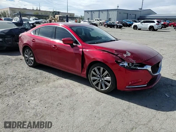 2019 Mazda 6 Grand Touring Reserve with VIN JM1GL1WY9K1508859, listed as a Copart auction lot 45881385 with 80,625 mi miles and Salvage Title. Bid and sale history available at DreamBid. Image 10.