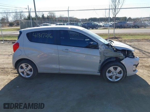 2020 Chevrolet Spark LS with VIN KL8CB6SA6LC452918, listed as a IAAI auction lot 41817216 with 96,360 mi miles and . Bid and sale history available at DreamBid. Image 14.