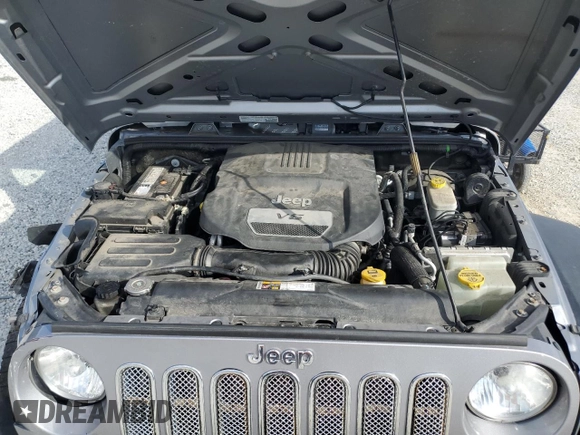 2014 Jeep Wrangler Unlimited Sport with VIN 1C4HJWDG6EL318799, listed as a Copart auction lot 46329325 with 90,111 mi miles and Salvage Title. Bid and sale history available at carsss.com. Image 12.