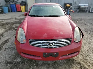 2003 Infiniti G35 w/Leather z VIN JNKCV54E93M218435, wystawiony jako Copart lot #41665965 z przebiegiem 131 987 mil mil oraz Szkoda całkowita • Salvage title. Historia ofert i sprzedaży dostępna na DreamBid. Obrazek 5.