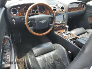 2007 Bentley Continental GT with VIN SCBDR33W97C045720, listed as a Copart auction lot 56370245 with 47,350 mi miles and Salvage Title. Bid and sale history available at DreamBid. Image 8.