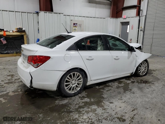 2014 Chevrolet Cruze ECO with VIN 1G1PJ5SB4E7133049, listed as a Copart auction lot 89027605 with 0 mi miles and Salvage Title. Bid and sale history available at carsss.com. Image 3.