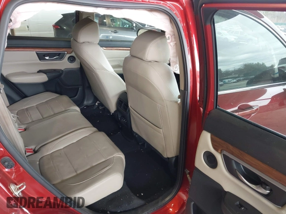 2017 Honda CR-V EX-L with VIN 2HKRW2H86HH619633, listed as a IAAI auction lot 41802664 with 92,555 mi miles. Bid and sale history available at carsss.com. Image 8.