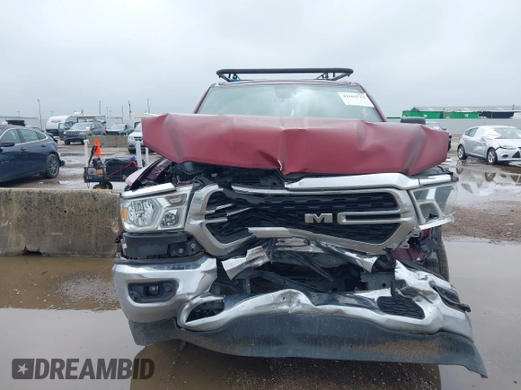 2022 Ram 1500 Big Horn with VIN 1C6RREFT4NN119974, listed as a IAAI auction lot 42162712 with 123,724 mi miles and . Bid and sale history available at DreamBid. Image 12.