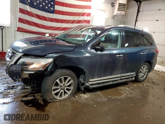 2013 Nissan Pathfinder SL with VIN 5N1AR2MM6DC669201, listed as a Copart auction lot 44315675 with 120,983 mi miles and Salvage Title. Bid and sale history available at carsss.com. Image 1.
