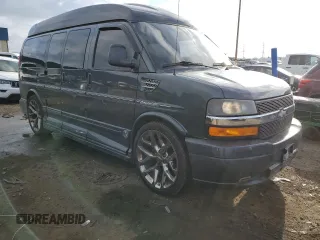 2014 GMC Savana Cargo Van Upfitter with VIN 1GDS7DC47E1140585, listed as a Copart auction lot 43128385 with 113,312 mi miles and Clean Title. Bid and sale history available at carsss.com. Image 4.