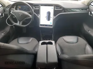 2015 Tesla Model S 85D with VIN 5YJSA1E20FF101913, listed as a Copart auction lot 49706935 with 109,515 mi miles and Salvage Title. Bid and sale history available at carsss.com. Image 8.