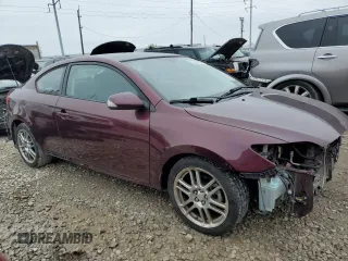 2007 Scion tC Spec with VIN JTKDE177970186278, listed as a Copart auction lot 52334765 with 162,069 mi miles and Salvage Title. Bid and sale history available at carsss.com. Image 4.