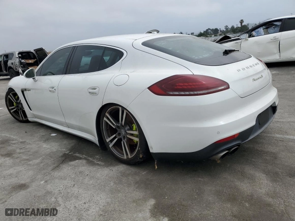 2014 Porsche Panamera S E-Hybrid with VIN WP0AD2A70EL044747, listed as a Copart auction lot 57393234 with 94,594 mi miles and Clean Title. Bid and sale history available at carsss.com. Image 2.