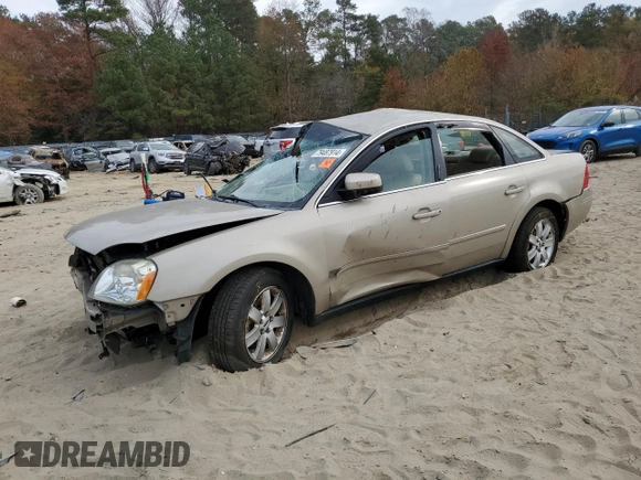 2005 Ford Five Hundred SEL with VIN 1FAFP241X5G160105, listed as a Copart auction lot 79487914 with 0 mi miles and Salvage Title. Bid and sale history available at carsss.com. Image 1.