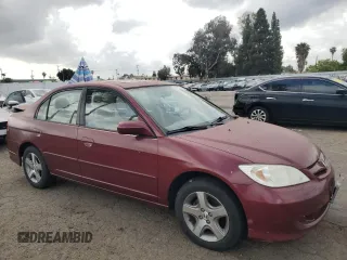 2004 Honda Civic EX with VIN 2HGES26724H639371, listed as a Copart auction lot 54617245 with 88,745 mi miles and Clean Title. Bid and sale history available at DreamBid. Image 4.