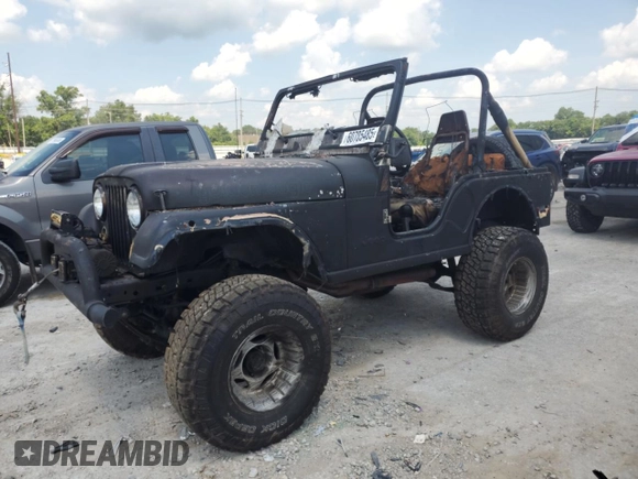 1978 Jeep Wrangler with VIN J8F83AH120742, listed as a Copart auction lot 60785485 with Not provided miles and Non repairable. Bid and sale history available at DreamBid. Image 1.