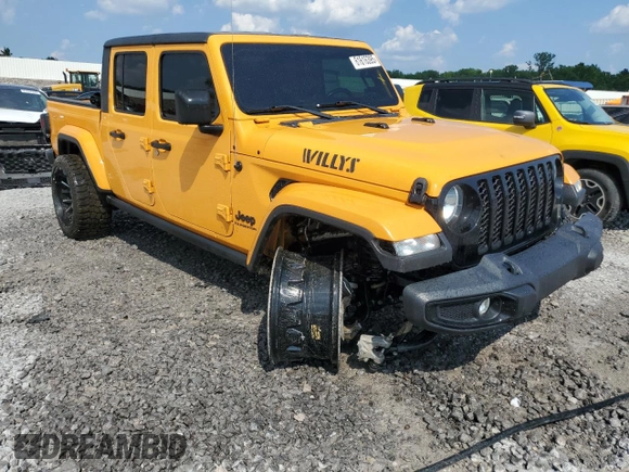 2021 Jeep Gladiator Sport S с VIN 1C6HJTAG9ML561192, выставлен на аукционе Copart как лот 61616395 с пробегом 76 399 миль миль и Списание • Salvage title. История ставок и продаж доступна на DreamBid. Изображение 4.