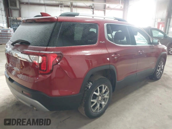 2020 GMC Acadia SLE with VIN 1GKKNKLA7LZ210660, listed as a IAAI auction lot 41374358 with 59,083 mi miles and . Bid and sale history available at carsss.com. Image 4.
