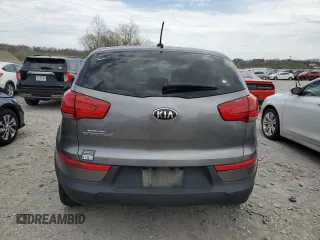 2016 Kia Sportage LX with VIN KNDPB3ACXG7805749, listed as a Copart auction lot 52349265 with 131,640 mi miles and Clean Title. Bid and sale history available at carsss.com. Image 6.