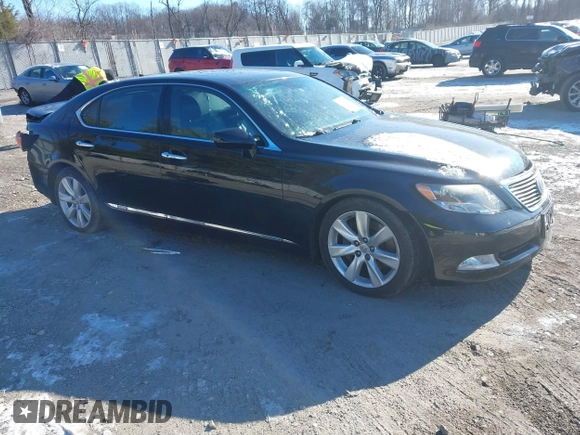 2008 Lexus LS 600h L with VIN JTHDU46F685005113, listed as a IAAI auction lot 41292558 with 176,635 mi miles and . Bid and sale history available at DreamBid. Image 1.