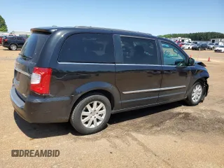 2016 Chrysler Town & Country Touring with VIN 2C4RC1BG8GR110695, listed as a Copart auction lot 53125305 with 75,752 mi miles and Salvage Title. Bid and sale history available at carsss.com. Image 3.