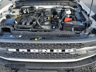 2023 Ford Bronco with VIN 1FMDE5CH4PLB68214, listed as a Copart auction lot 80103624 with 15,189 mi miles and Salvage Title. Bid and sale history available at carsss.com. Image 12.