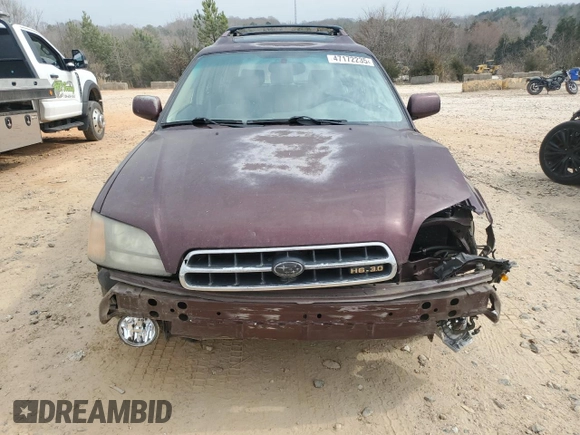2001 Subaru Legacy Outback L.L. Bean with VIN 4S3BH806017637466, listed as a Copart auction lot 47172235 with 205,366 mi miles and Salvage title. Bid and sale history available at DreamBid. Image 5.