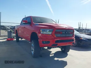 2019 Ram 1500 Big Horn z VIN 1C6RREFT5KN548004, wystawiony jako IAAI lot #41733639 z przebiegiem 154 544 mil mil oraz . Historia ofert i sprzedaży dostępna na DreamBid. Obrazek 1.